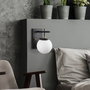 Opviq Zahar - 13113 Lámpara de pared Negro, Antiguo y Blanco